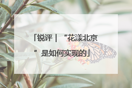 锐评｜“花漾北京”是如何实现的