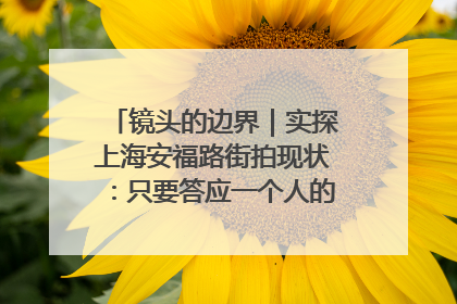 镜头的边界｜实探上海安福路街拍现状：只要答应一个人的拍摄要求，其他人就会蜂拥而上