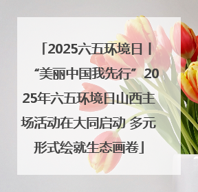 2025六五环境日丨“美丽中国我先行”2025年六五环境日山西主场活动在大同启动 多元形式绘就生态画卷