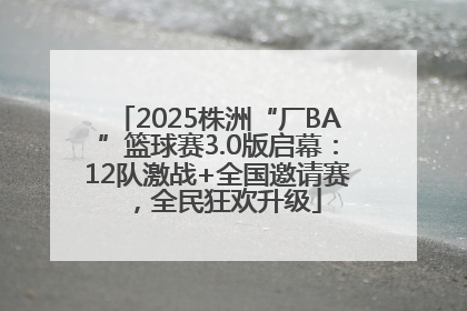 2025株洲“厂BA”篮球赛3.0版启幕：12队激战+全国邀请赛，全民狂欢升级