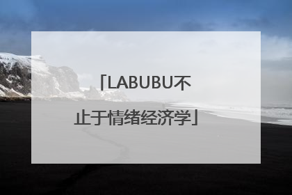 LABUBU不止于情绪经济学