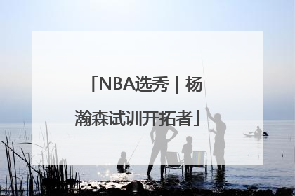 NBA选秀｜杨瀚森试训开拓者