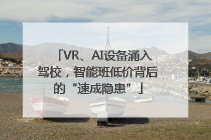 VR、AI设备涌入驾校，智能班低价背后的“速成隐患”